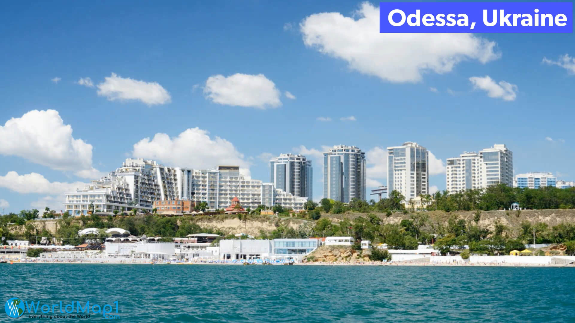 Odessa Denizi'nden görünüm